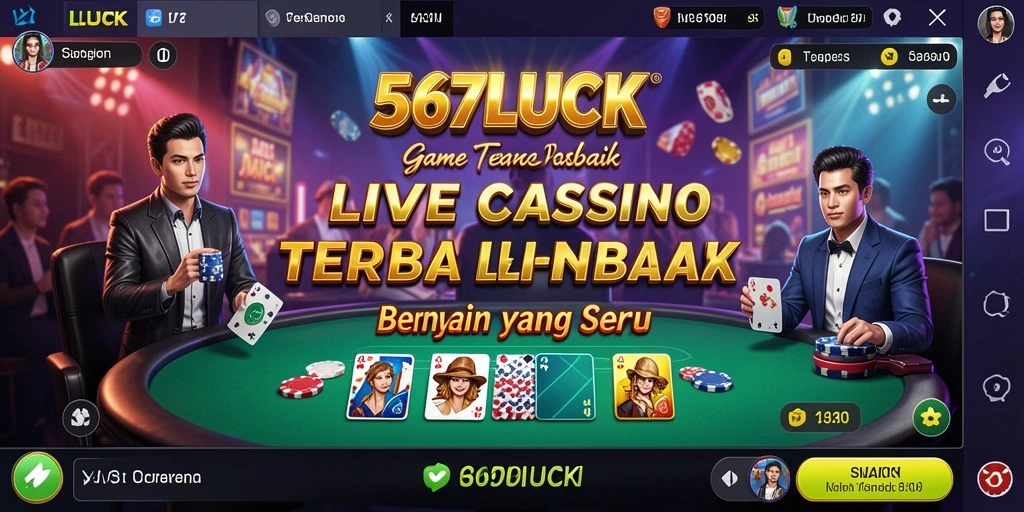 Tampilan gameplay Live Casino yang menarik dan mendebarkan di 567LUCK.