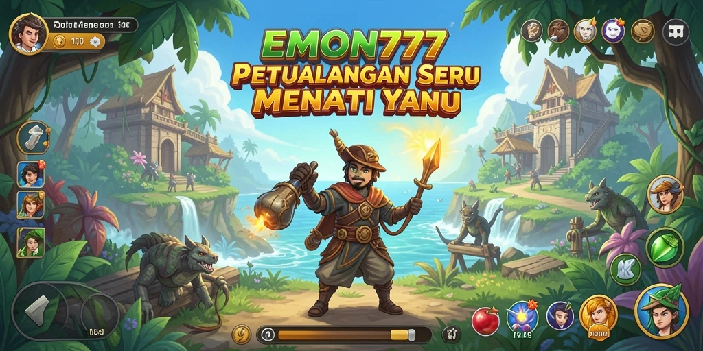 Tampilan gameplay EMON777 yang menakjubkan dan menantang.