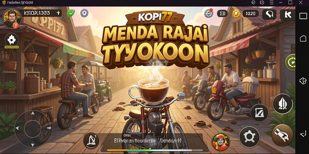 Gameplay menarik di KOPI77 dengan manajemen kedai kopi.