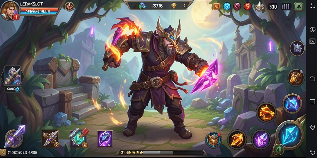 Tampilan menarik dari gameplay <strong>LEDAKSLOT</strong> dalam petualangan ARPG.