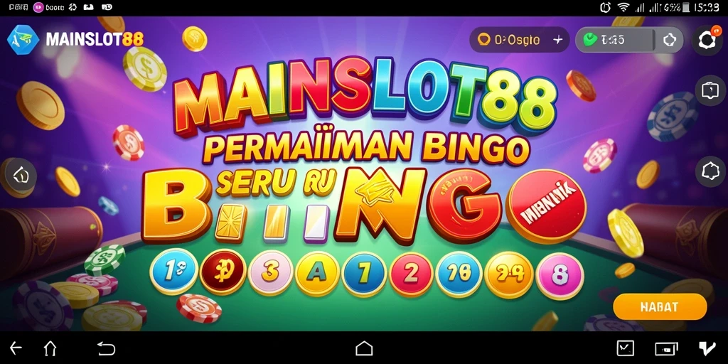 Screenshot gameplay MAINSLOT88 menampilkan suasana seru permainan Bingo.