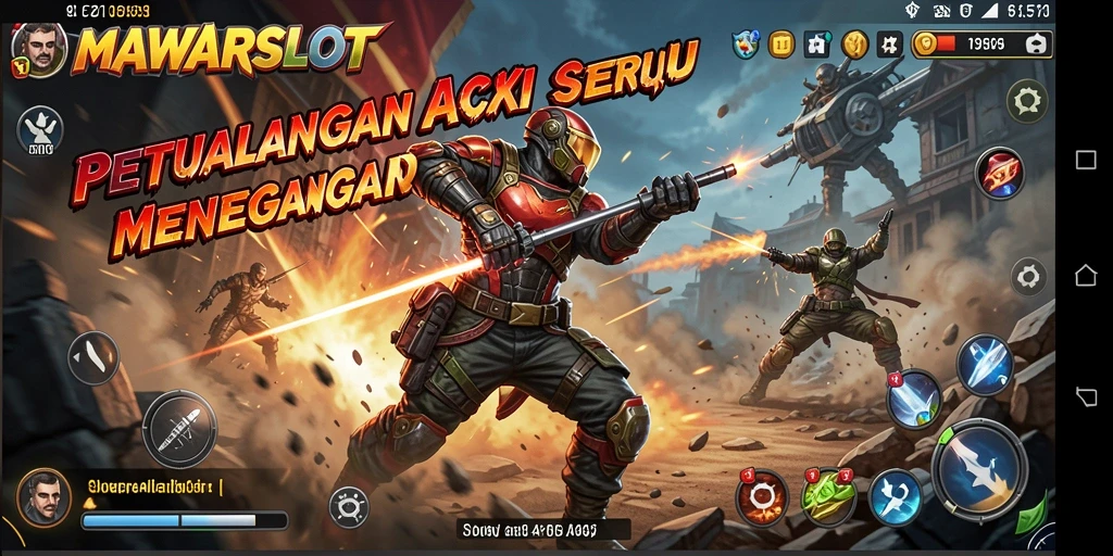 Tampilan gameplay seru di MAWARSLOT dengan aksi yang intens.