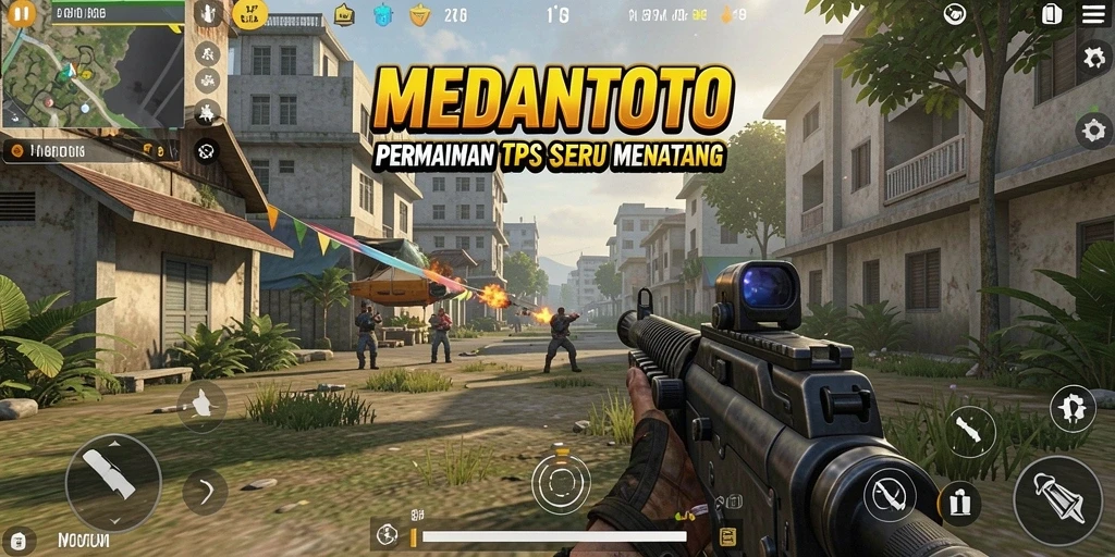 Tampilan gameplay seru dalam <strong>MEDANTOTO</strong> dengan aksi pertempuran yang mendebarkan.