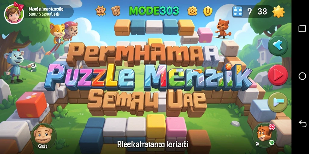 Tampilan gameplay seru dan menantang dari MODE303.