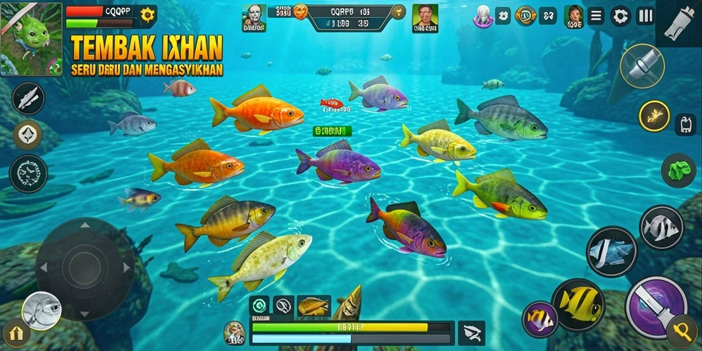 Tampilan gameplay QQRP yang seru dan penuh warna.