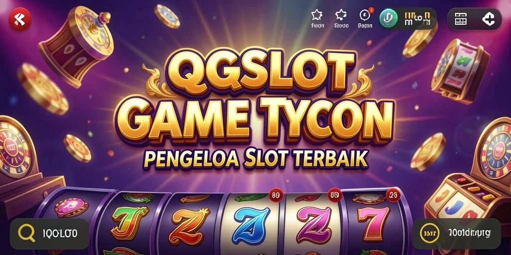 Tangkapan layar gameplay menampilkan kasino megah dalam QQSLOT.