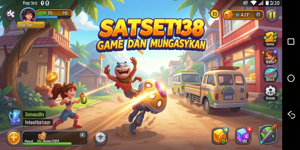 Tampilan utama SATSET138 menampilkan gameplay Arcade yang menarik.