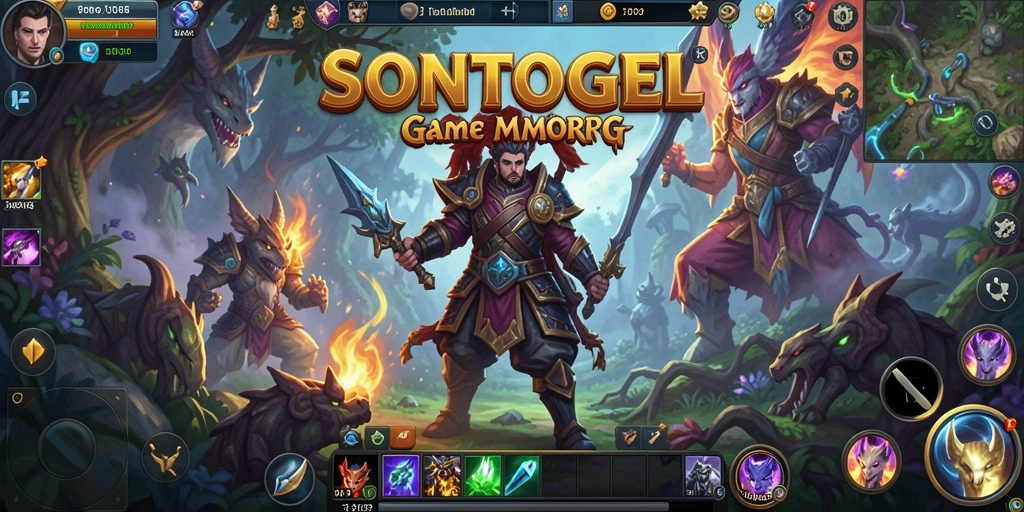 Tangkapan layar gameplay <strong>SONTOGEL</strong> menampilkan aksi seru di dunia MMORPG.