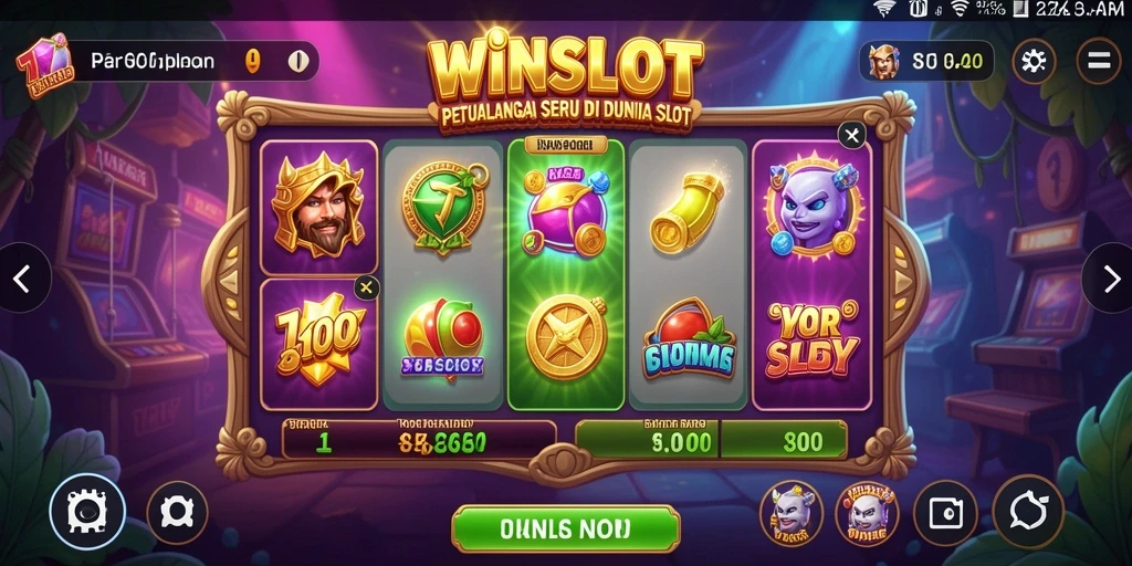 Gameplay WINSLOT yang menegangkan dan penuh warna.